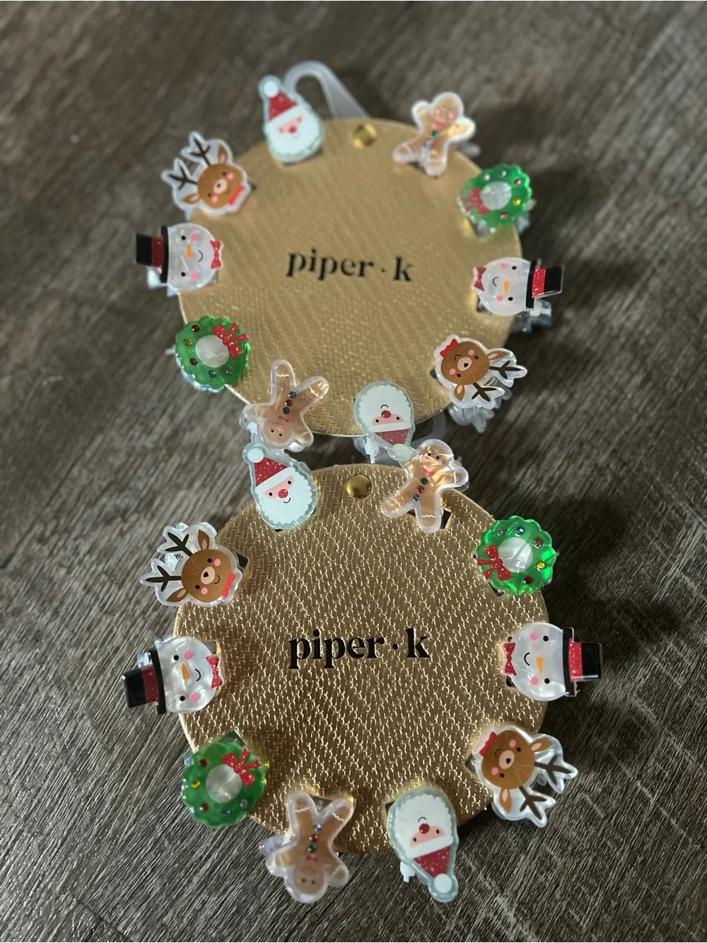 Piper K Christmas Hair Clips-Set of Two (20 Clips)